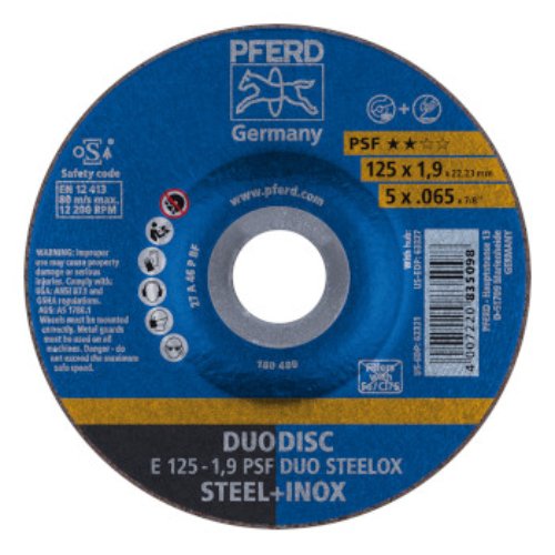 Disco de corte & desbaste PSF DUO STEELOX 115mm foto del producto Vista Principal L