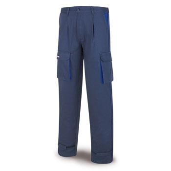 Pantalón algodón azul marino T. 42 foto del producto Vista Principal L
